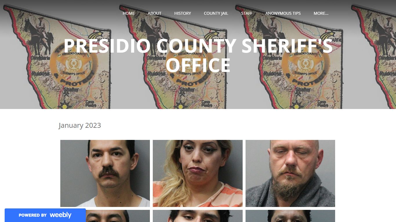 Arrests 2023 - Presidio County Sheriff's Office